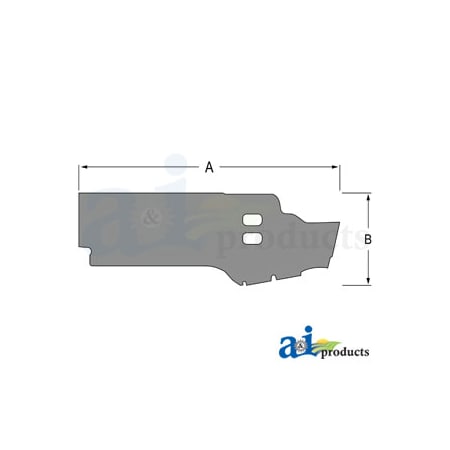 A & I Products Floor Mat 20" x8" x8" A-CFM460